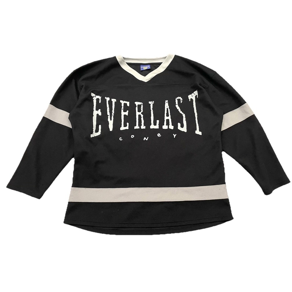 Coney Island Picnic x Everlast Hockey Jersey Men's Large Black